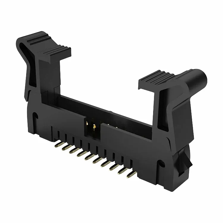 Ceanntásc bosca 2.54mm le latches SMT