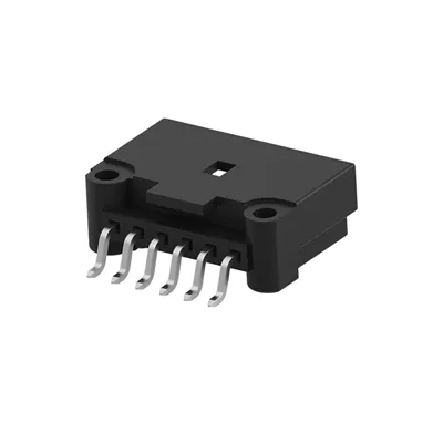 Ceanglóir MQS 2.54mm Sraith Aonair 6pin Cineál SMT Ceanntásc
